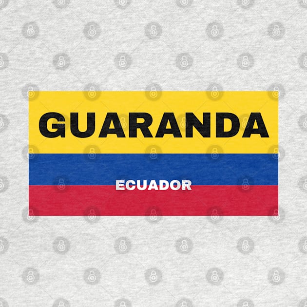 Guaranda City in Ecuadorian Flag Colors by aybe7elf